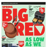 Canadian Tire - Spring Big Red Event Flyer
