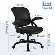 FelixKing Ergonomic Mesh Office Chair (w/ tilting backrest / flip up arms) @ $69.99 (after $20 coupon + 50% off)