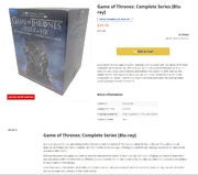 Game of Thrones: Complete Series [Blu-ray] - $49.99