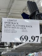 [Costco] SportRack Bike rack $69.97 YMMV CLEARANCE