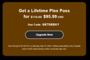 Plex Pass: Lifetime 20% Off [$96USD]