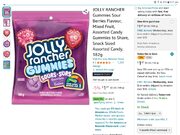 JOLLY RANCHER Gummies Sour Berries 182g $1.87