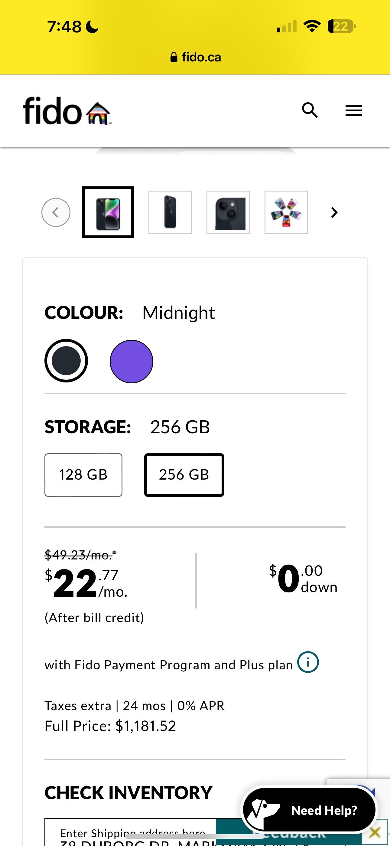 [Fido] Fido - iPhone 14 256GB $7.77/month upgrade YMMV - Page 2 ...