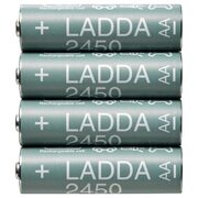 LADDA Rechargeable AA/AAA battery 15% off on the top of new lower prices