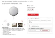 Google Nest Mini 2nd Generation - Chalk - 17.56$