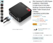 Amazon.ca (Business Prime) - Bosgame MiniPC Ryzen 9 6900HX 16GB DDR5 512GB $469 - $100 Coupon = $369