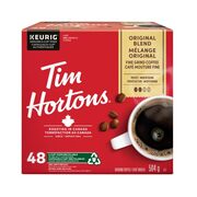 Tim Hortons Original/Dark Coffee , Single Serve Keurig K-Cup Pods, 48 Count for $17.88 with S&S