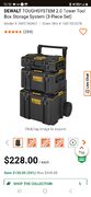 DEWALT TOUGHSYSTEM 2.0 Tower Tool Box Storage System (3-Piece Set) $228