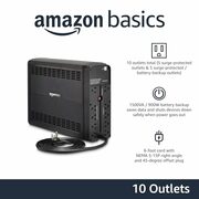 Amazon Basics Line-Interactive UPS 1500VA 900 Watt Surge Protector Battery Power Backup, 10 Outlets $169.19