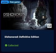 Prime gaming Free Tomb Raider: Anniversary and Dishonored: Definitive Edition