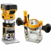 DEWALT 20V MAX Router Brushless (DCW600B) with Plunge Base for Router (DNP612) $235 Regular $380!