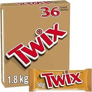 Twix Cookie Bar 50g, 36-Count - 1.8kg - $36