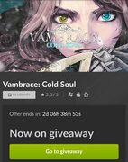 [GoG] Free Game Vambrace: Cold Soul