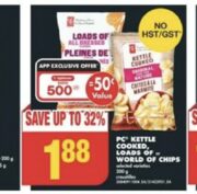 PC Kettle/World of Chips (200g) - $1.88 + 500pt PC Optimum points