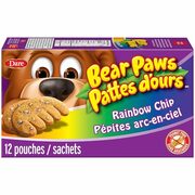 Bear Paws Rainbow Chip Cookies, Family Pack, 480g, 12 Pouches, $3.78