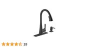 $150 - KOHLER R22867-SD-BL Maxton Pull-Down Kitchen Faucet with Soap Dispenser, Pull Down Sprayer, Matte Black