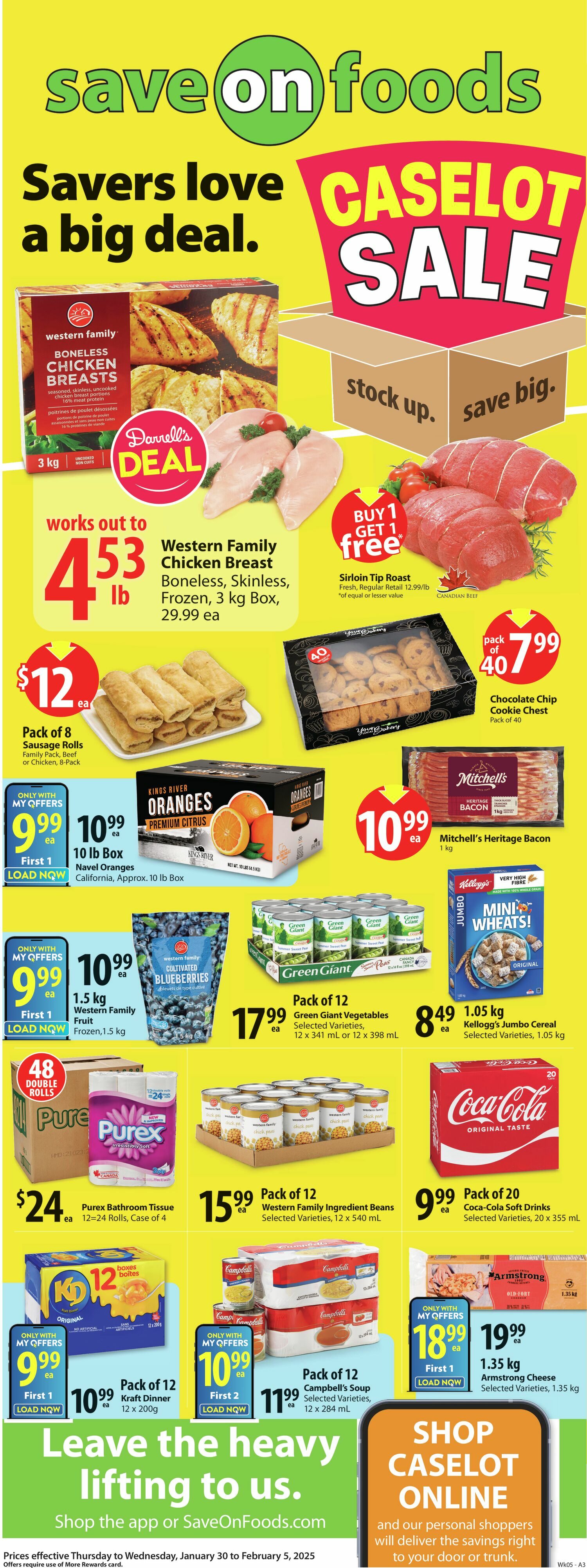 ■■ WEEKLY SALE■■ Save On Foods Weekly Flyer - Weekly Savings - Caselot Sale