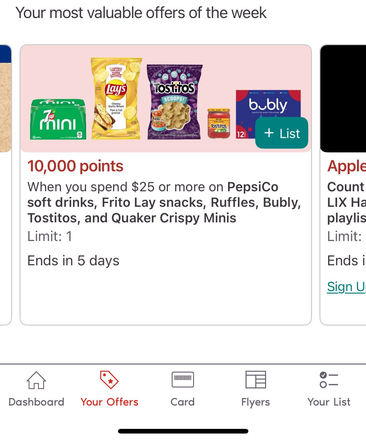 [Loblaws] 10k PCO WUS $25 on PepsiCo/Lays Products Feb 6-12 (Loblaws ...