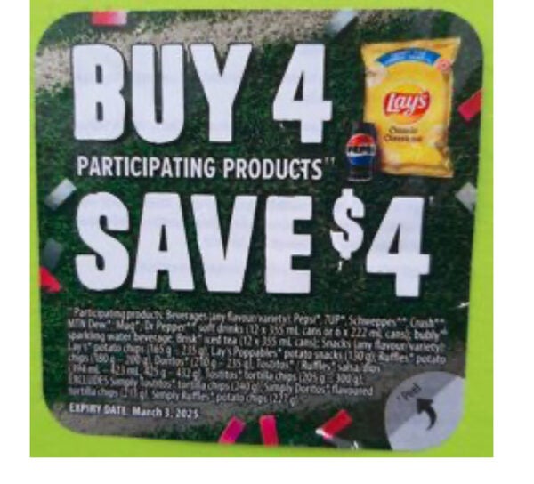 [Loblaws] 10k PCO WUS $25 on PepsiCo/Lays Products Feb 6-12 (Loblaws ...