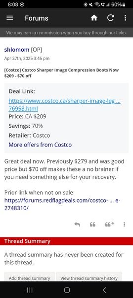 [Costco] Sharper Image air compression boots $199.99 In-store | $209.99 ...