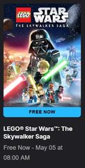 (Windows) LEGO Star Wars: The Skywalker Saga (RRP $59.99) - FREE (til May 5th 11am ET); DLCs discounted (33% to 80% off)