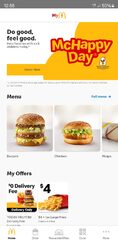 $0 McDelivery fee* all Canada - McHappy Day - May 8
