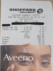 Aveeno Daily Moisturizing Lotion - Sale $9.99 w/in store coupon $4.99 YMMV