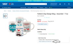 Father's Day Design Mug - Assorted - 11oz Price $0.99 (Reg $4.99) - ExtremeYMMV Check your store for availability.