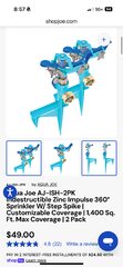 Aqua Joe garden sprinkler AJ-ISH-2PK $17.99