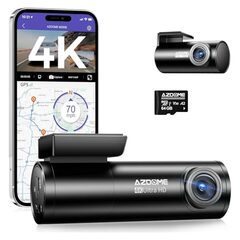 4K Dash Cam with 5.8G WiFi and 64GB SD Card - $59.99