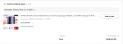 [AliExpress]All New OnePlus Pad 3 Tablet Snapdragon 8 Elite 13.2" 144Hz @ ~$631CAD( $459 USD)
