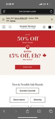 Extra 15% off on already reduced items
