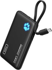 INIU Smallest 45W 10000mAh Power Bank with Build in USB-C Cable $21.99