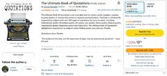 Joseph Demakis' 'The Ultimate Book of Quotations' (Kindle $3.81) - $0.00 / Free (limited time offer)