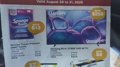 Samsung 65-in U7900F Series - 4K UHD - $496.99
