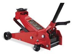 Big Red Heavy-Duty + Garage Floor Jack w/ Quick Start, 3.5-Ton - 129.99 (35% off)