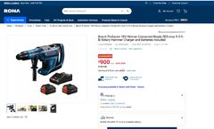 Bosch Profactor 18V Hitman Connected-Ready SDS-max 9.3-ft-lb Rotary Hammer Drill $900 Reg $1500