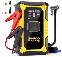 Gooloo A3 Car jump starter with air compressor - $76.99