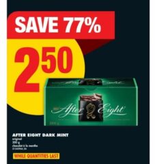After Eight Mint Thins, Dark Chocolate $2.50 (reg. $10.99) November 22-23