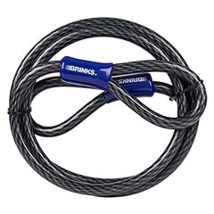 For Bike owners: BRINKS Commercial Steel Braided Loop Cable 2.13m x 1.58cm (7 ft x 5/8") on sale for: $21