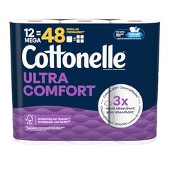 Cottonelle Ultra Comfort 12 Mega Rolls $10.99 or $10.44 S&S
