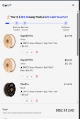 Elegoo Filament - Buy 5 Get 1 / Buy 10 Get 3 /w Free Ship (As low as ~$13.50/kg)