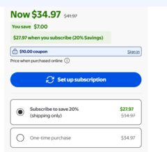 [WALMART] Pampers - swaddlers/cruisers (bigger package) - 21.60 after tax