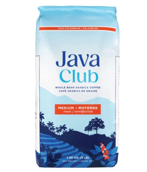 [Costco] Java Club 100% Colombian Whole Bean Arabica Coffee, 2 x 1.36 ...