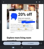 Y YJZSIX 1d ago Save 20% YMMV Ikea 20% off living room essentials coupon IKEA 3 15