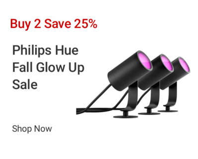 Philips Hue Fall Glow Up Sale Save 25% when buy 2