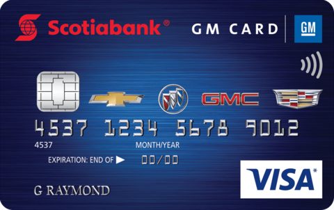 Scotiabank® GM®* Visa* card