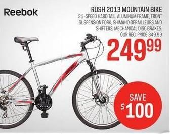 reebok rush bike price