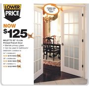 Home Depot Milette Interior 15 Lite French Door Primed With