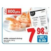 White Colossal Shrimp - $7.98 (11% off)